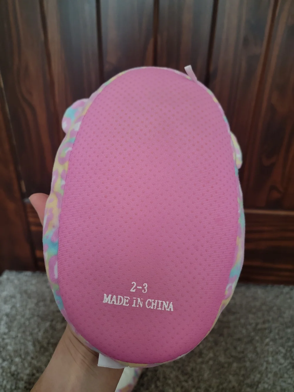 Squishmallows Leopard Print Plush Slippers